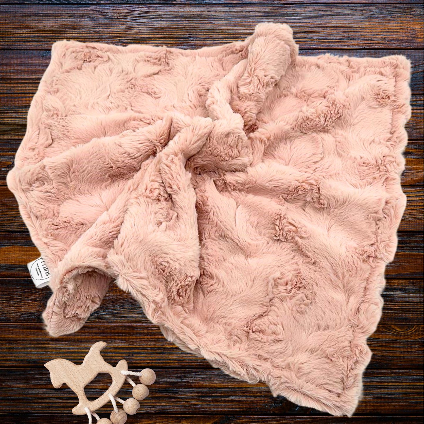 Blush Swirl Baby Lovey – Gentle Comfort for Your Little Angel, Baby Comfort and Security, Portable Comfort and Reassurance, snuggle buddy