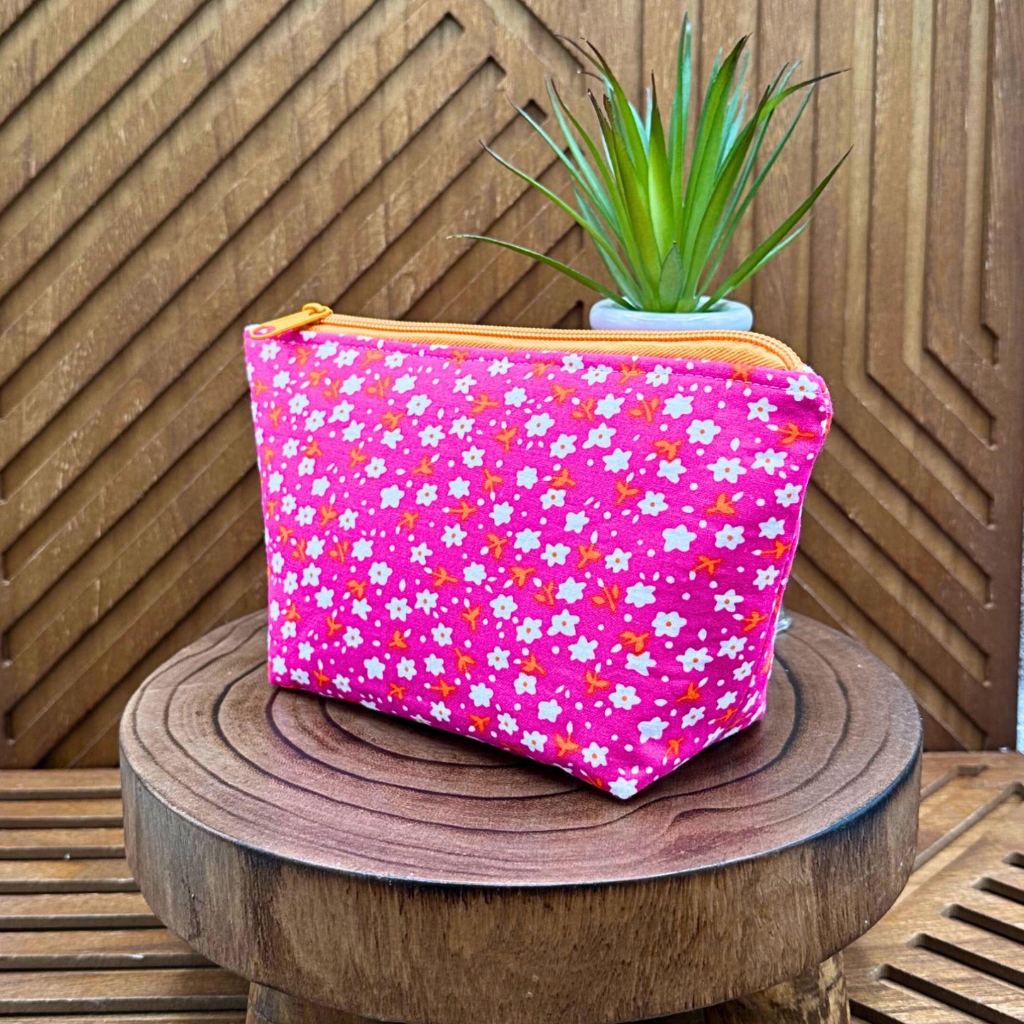 Blossom Bliss Makeup Bag: Your Stylish Cosmetic and Organizer Solution