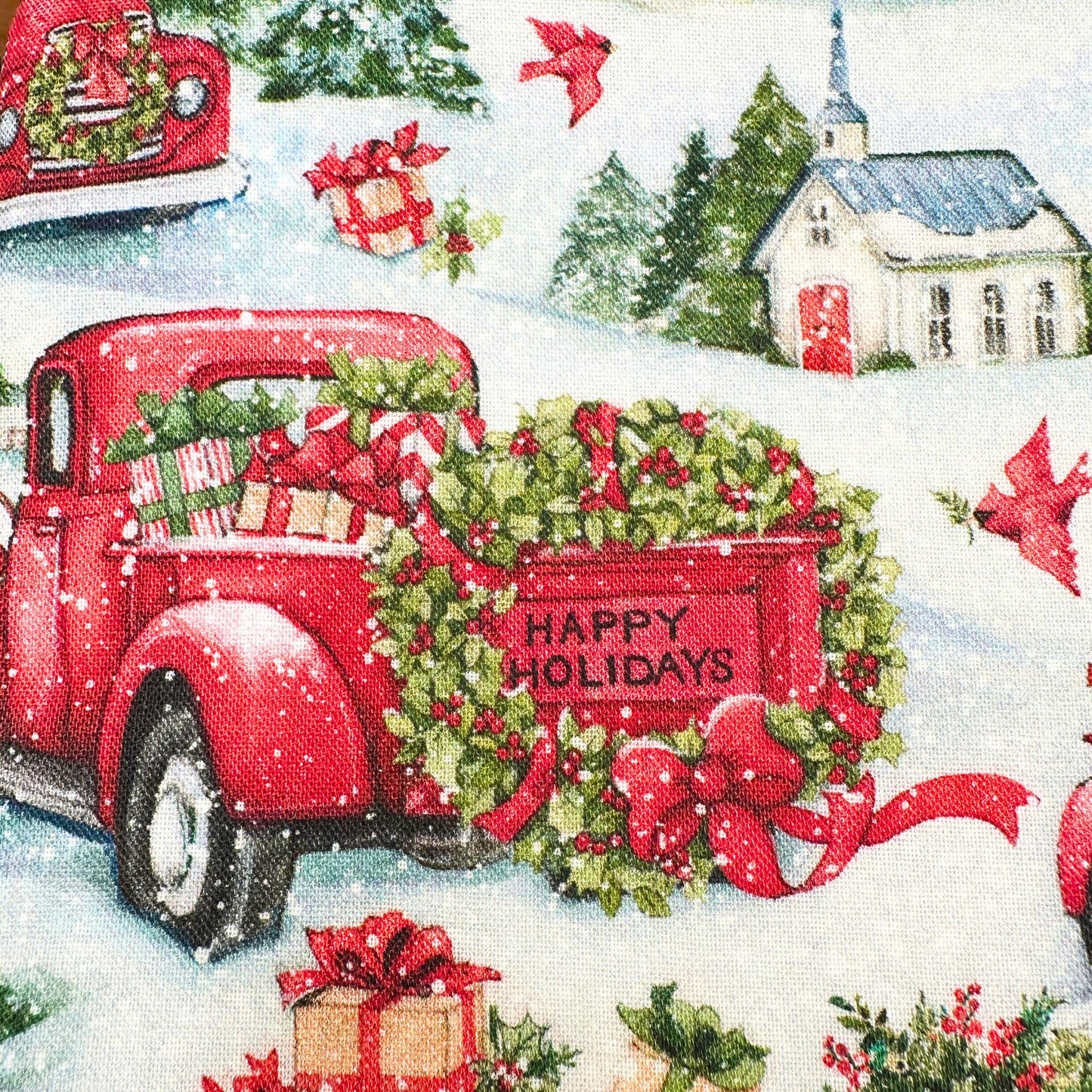 IPAD Sleeve, Stylish Red Holiday IPAD Pouch | Farmhouse-Inspired Tablet Cover