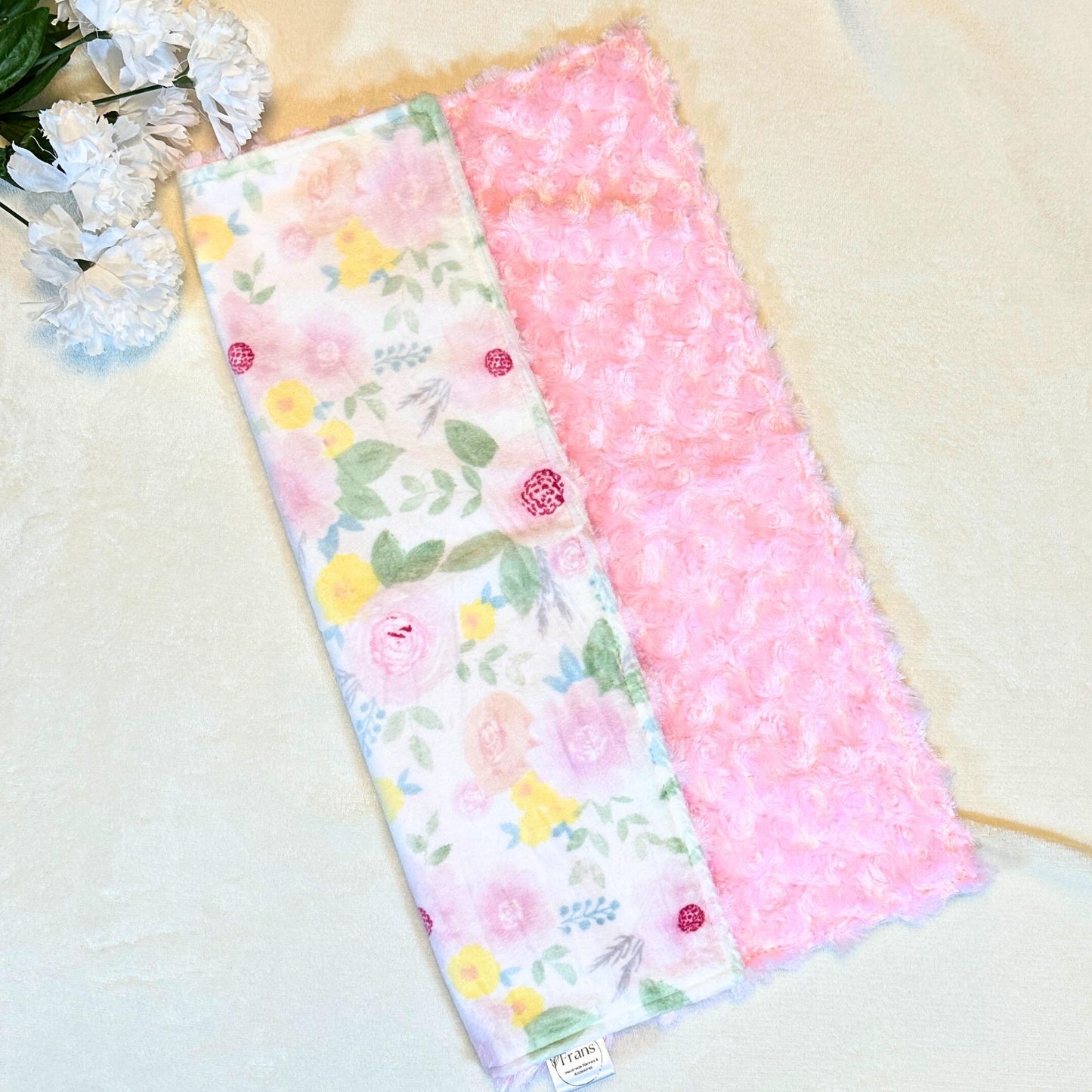 Cuddly Rosebud Minky Baby Lovey – Your Baby’s Adorable Comfort Friend, Baby Comfort and Security, Reassurance and snuggle buddy