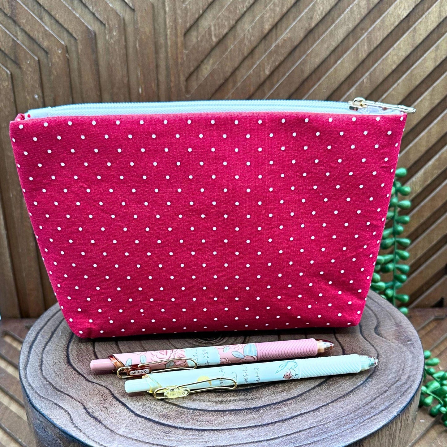 Sassy Red Dot Makeup Bag: Your Ultimate Stylish Carry-All