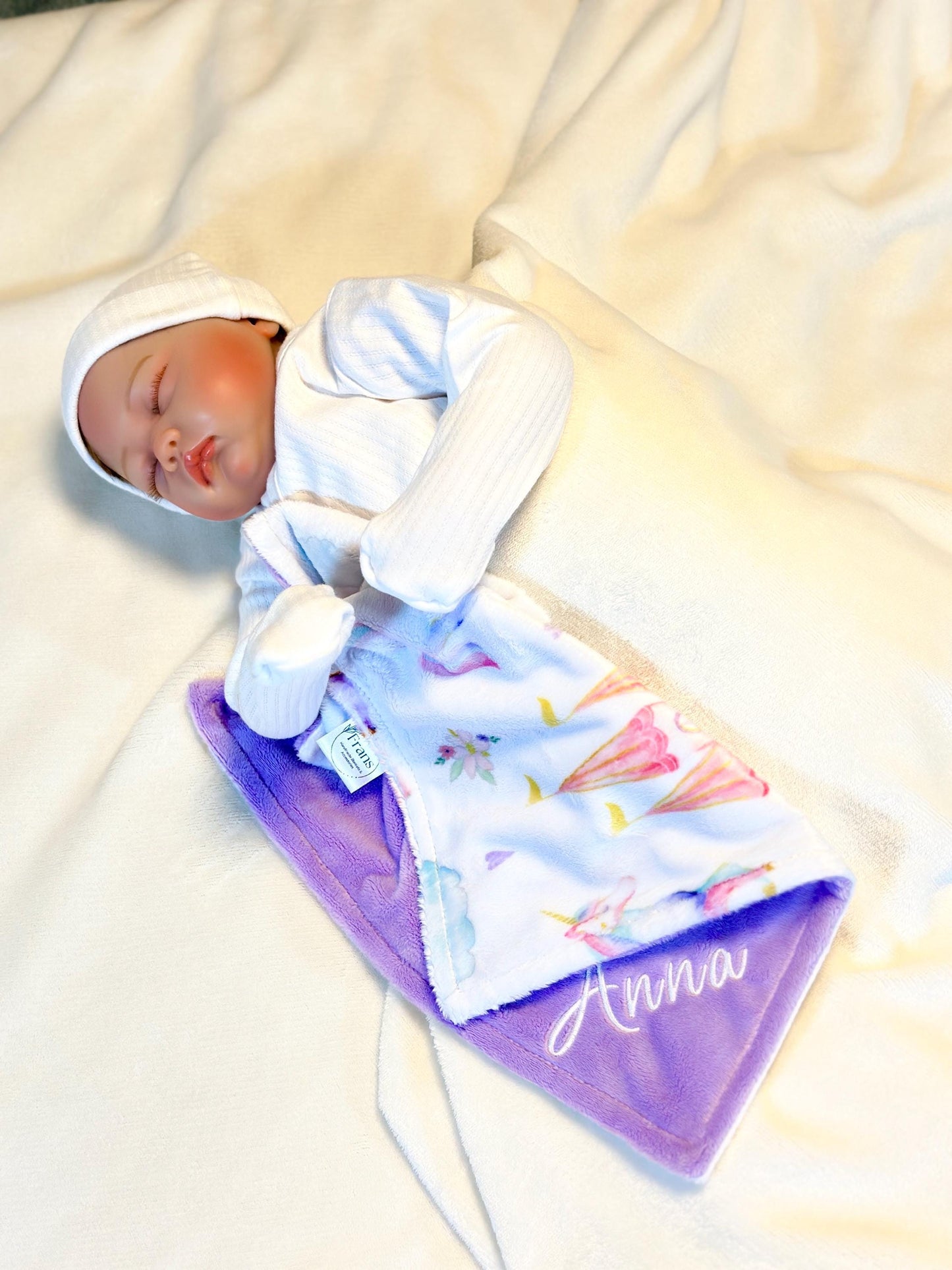 Personalized baby blanket, Personalized Castle & Carriage Minky Baby Blanket - Ideal Baby Shower Gift!