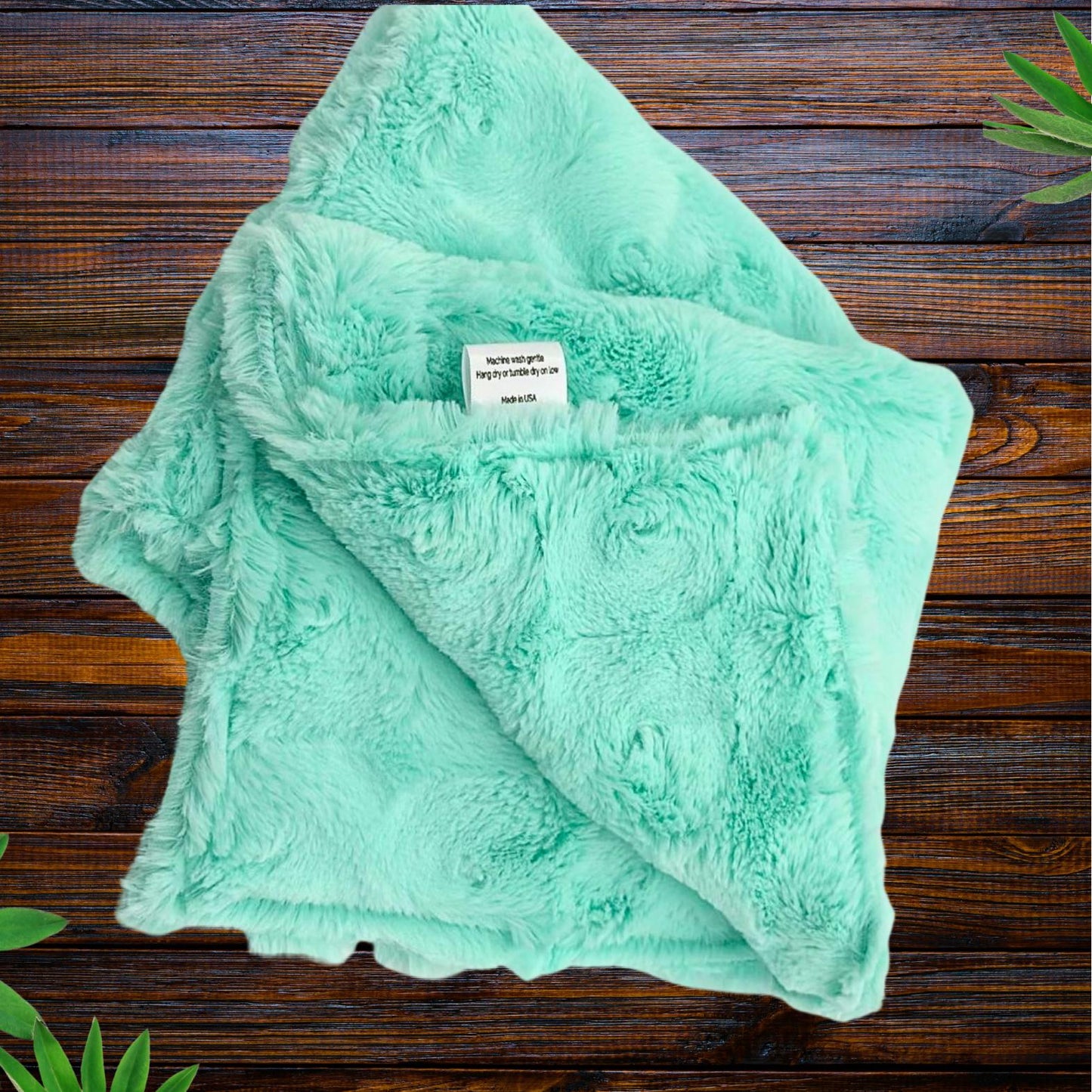 Delightful Mint Swirl Baby Lovey – Soft Minky Comfort for Little One, Baby Security, Portable Comfort and Reassurance, snuggle buddy