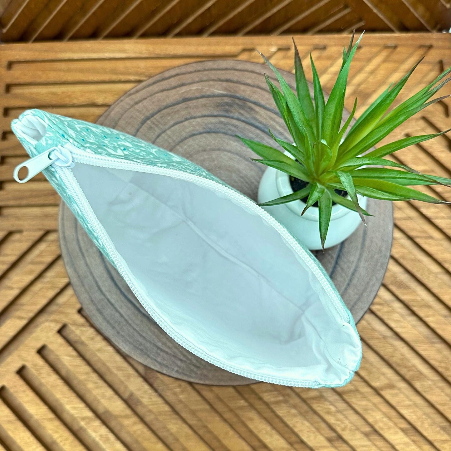 Chic Sage Blossom Makeup Bag Set - Travel Must-Have, Cosmetic and Organizer Bags
