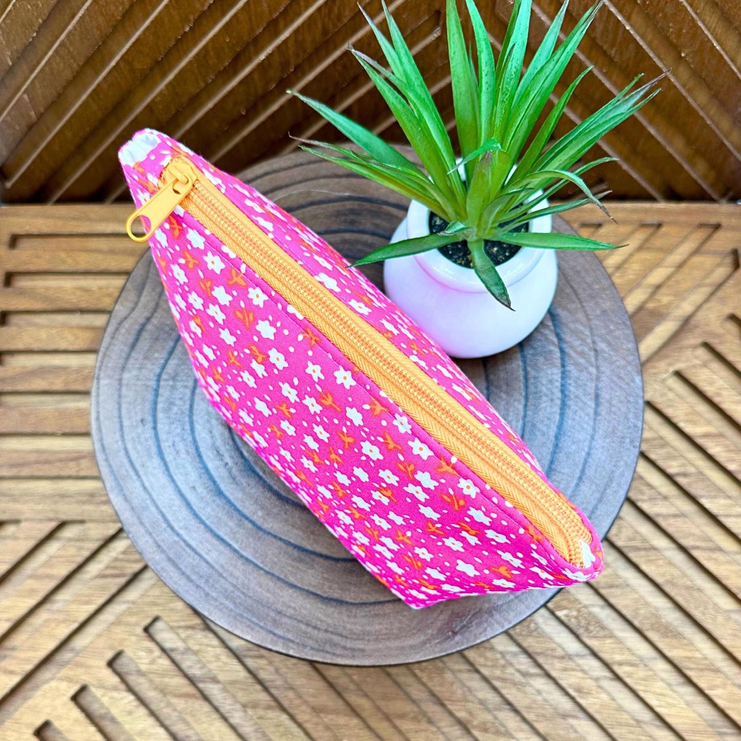 Blossom Bliss Makeup Bag: Your Stylish Cosmetic and Organizer Solution