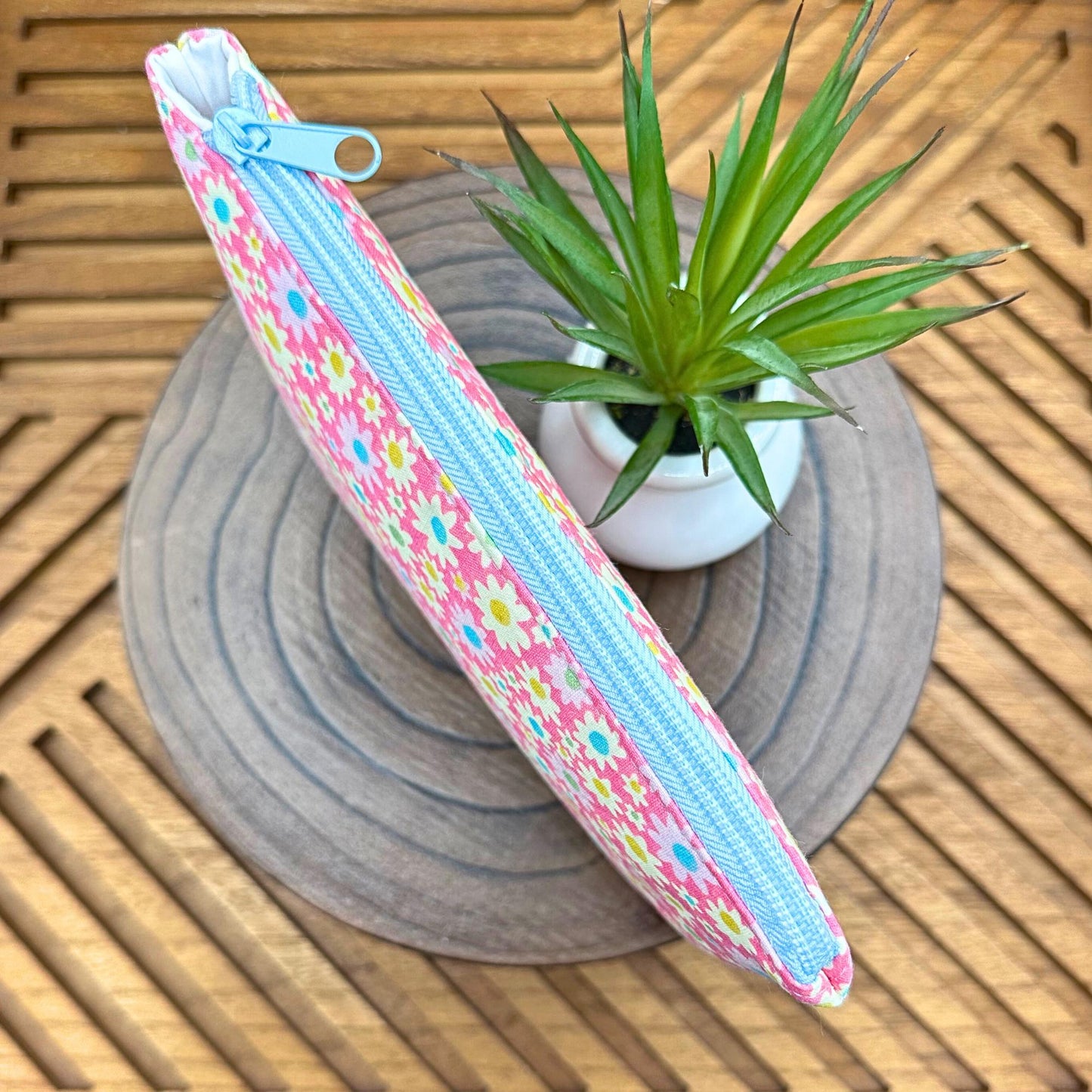 Adorable Pink Blossom Makeup Bag Set - Perfect for Cosmetics and More!
