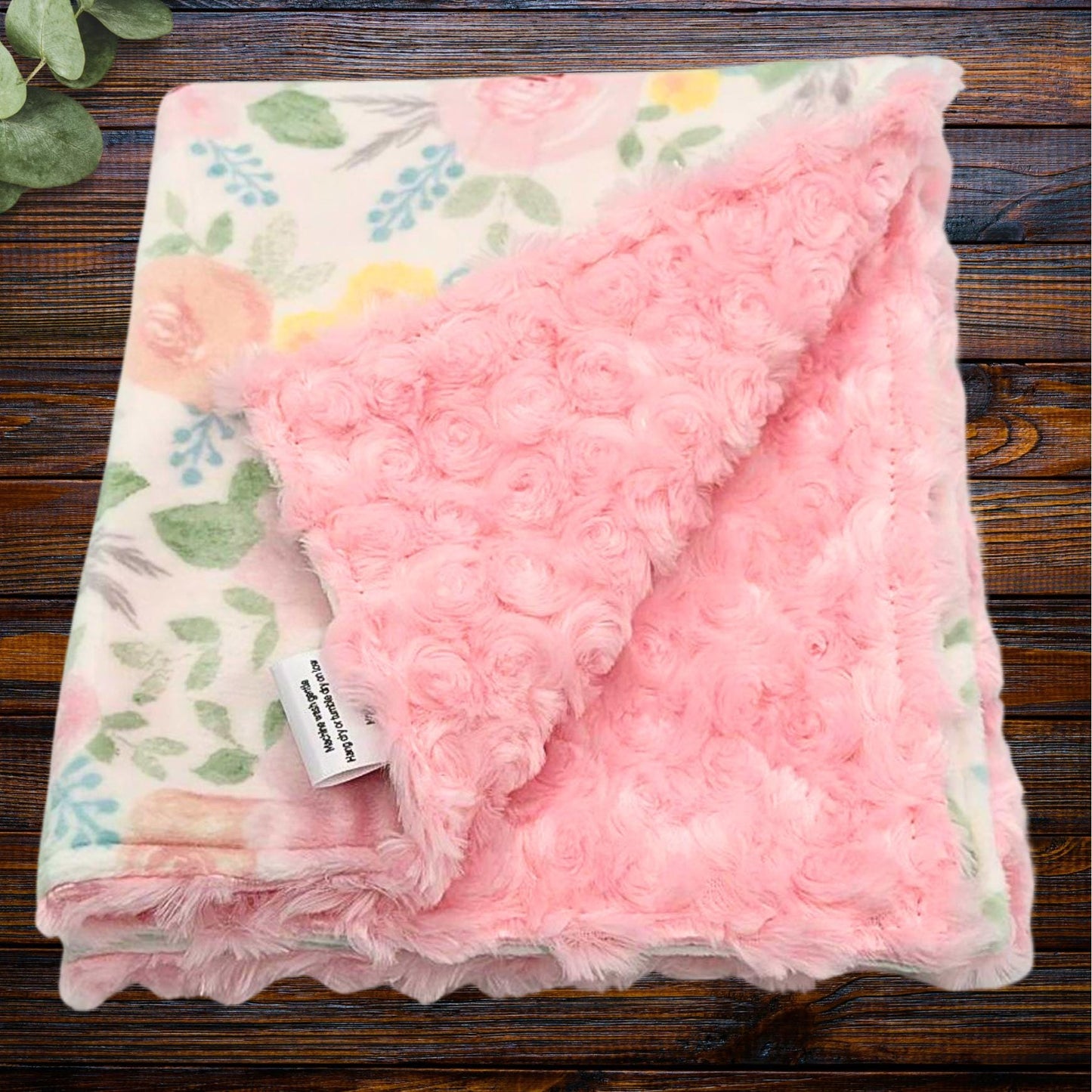 Cuddly Rosebud Minky Baby Lovey – Your Baby’s Adorable Comfort Friend, Baby Comfort and Security, Reassurance and snuggle buddy