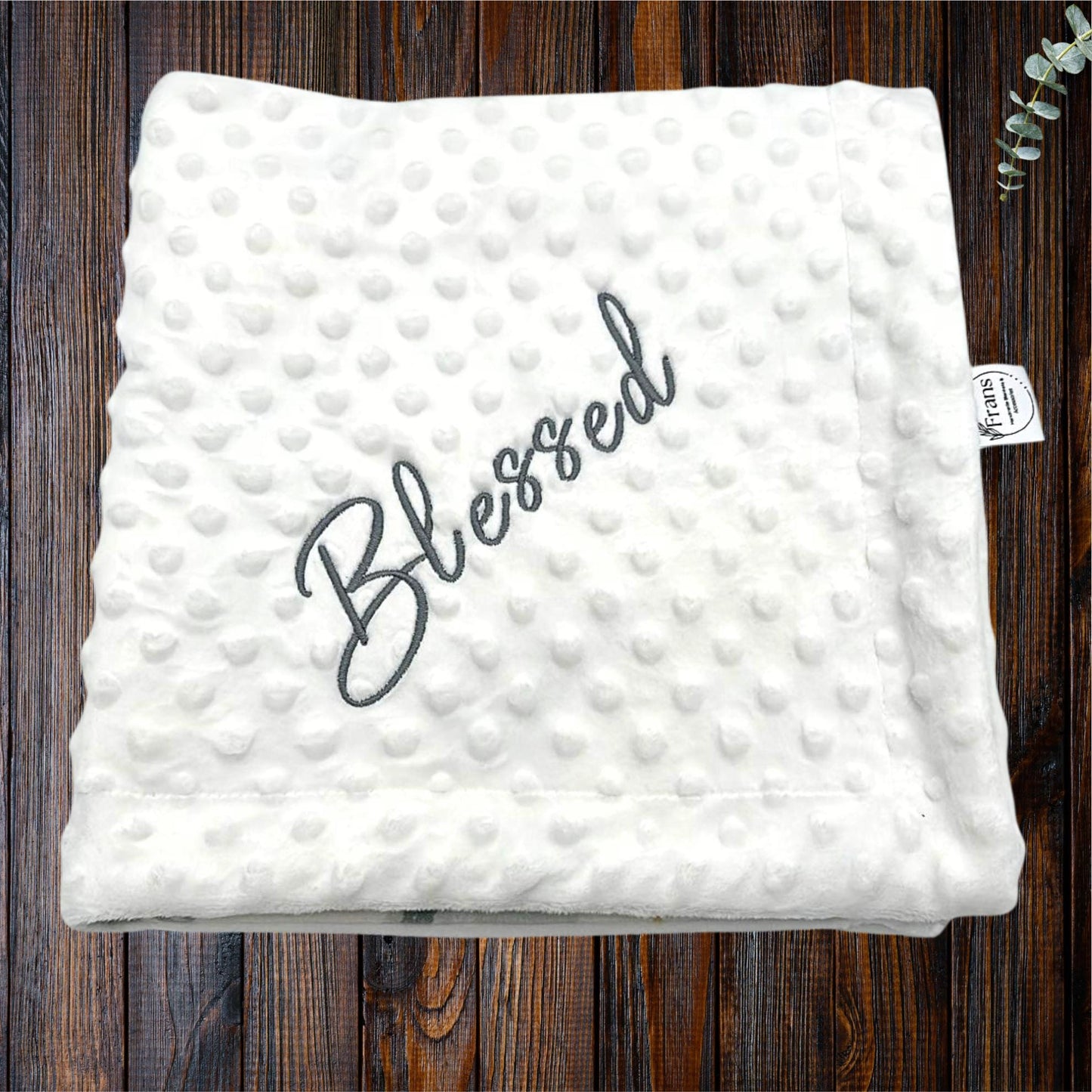 Whimsical Mice Dreams: Cozy Baby Blanket with Matching Bib & Burp Cloth