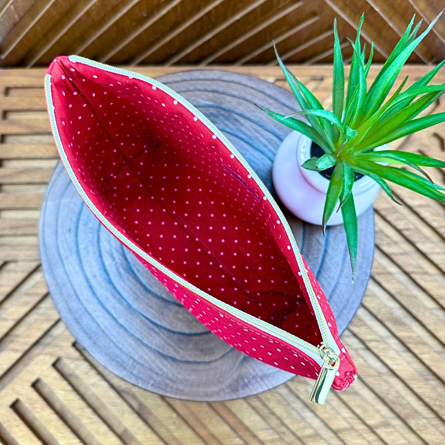 Sassy Red Dot Makeup Bag: Your Ultimate Stylish Carry-All