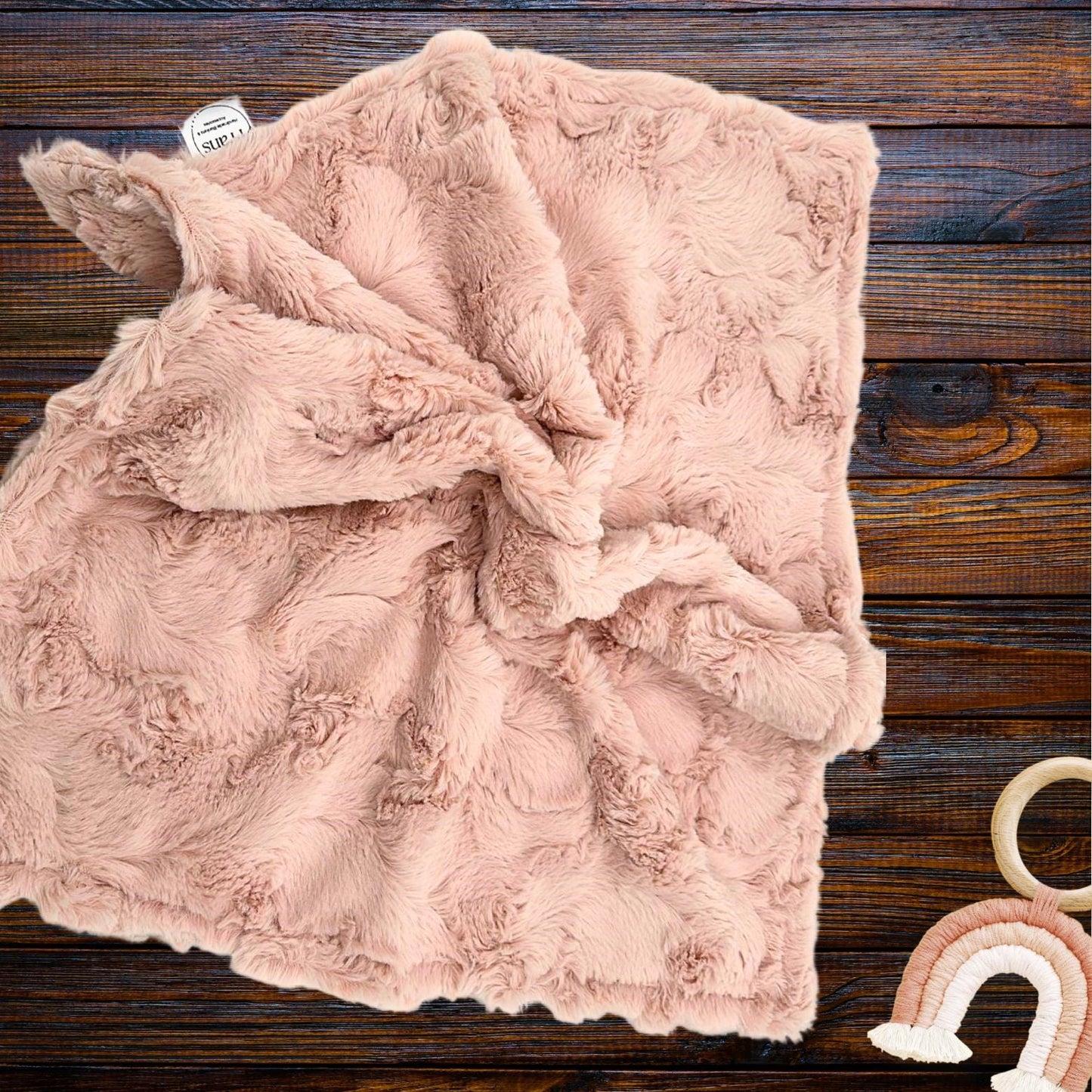 Blush Swirl Baby Lovey – Gentle Comfort for Your Little Angel, Baby Comfort and Security, Portable Comfort and Reassurance, snuggle buddy