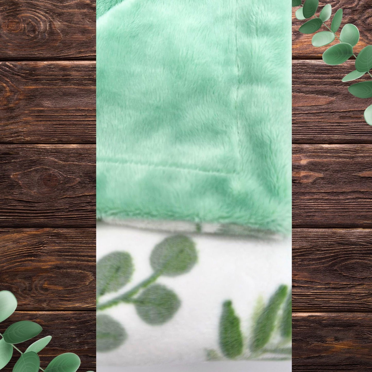 Dreamy Minky Baby Blanket in Green & White- Ideal for Infants - Cozy Nursery Essential, Gender-neutral minky baby blanket for newborns