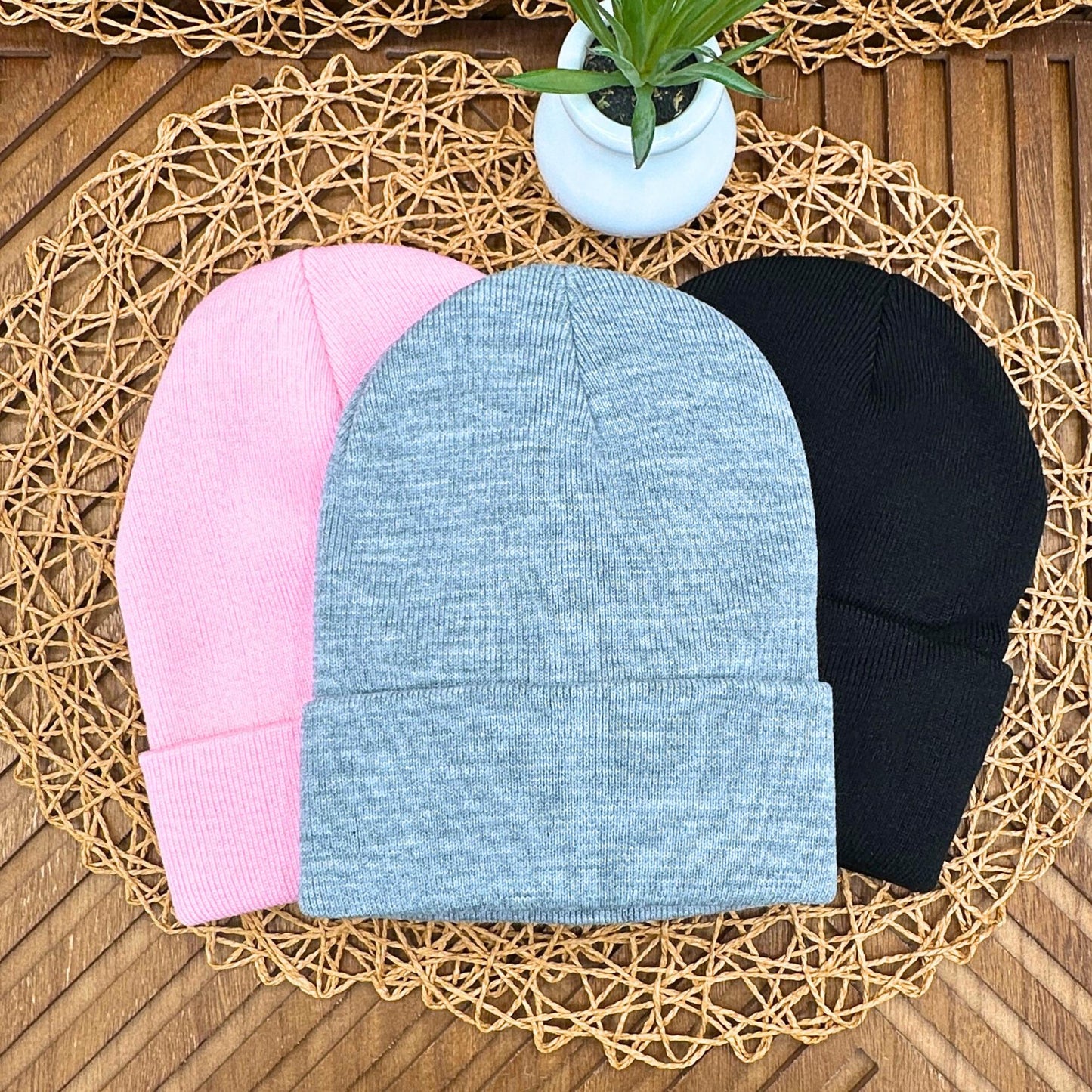 Faith-Inspired Beanie – Choose Your Name of God, Christian Streetwear Style