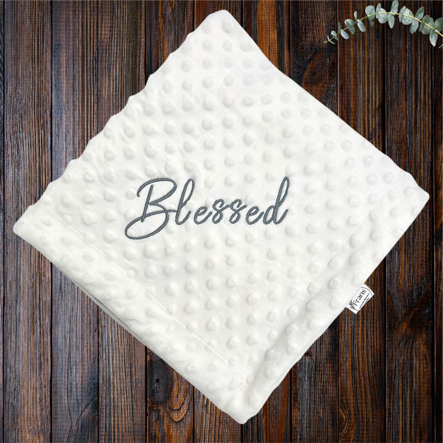 Whimsical Mice Dreams: Cozy Baby Blanket with Matching Bib & Burp Cloth