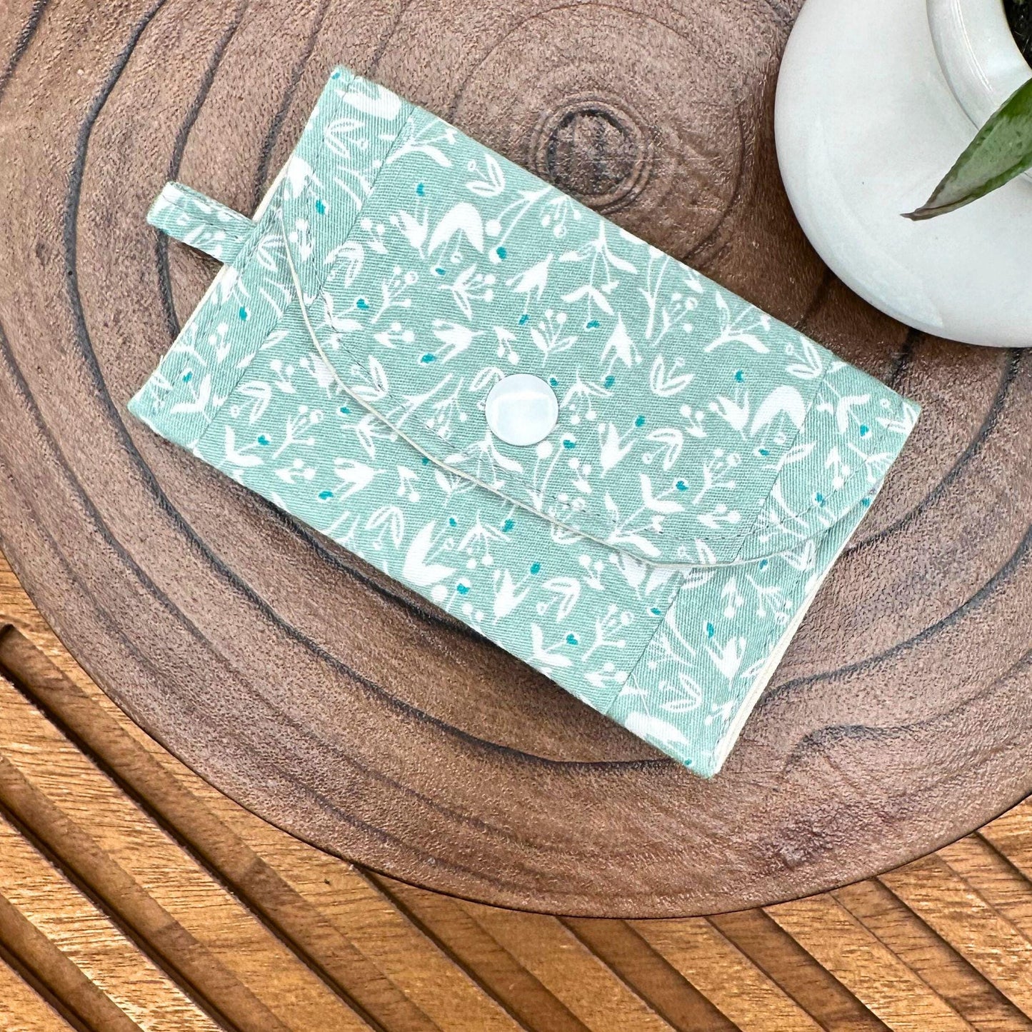 Chic Sage Blossom Makeup Bag Set - Travel Must-Have, Cosmetic and Organizer Bags