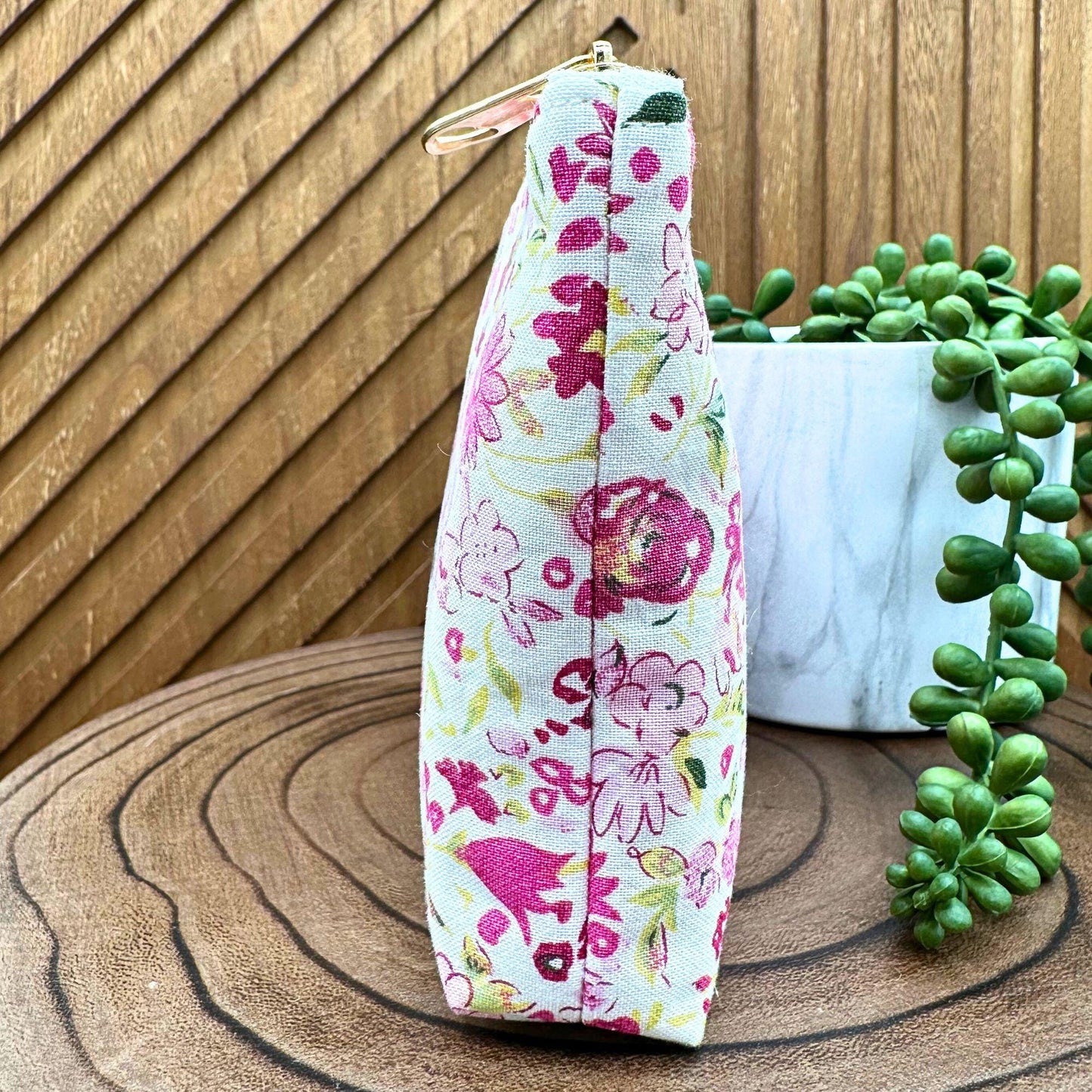 Vibrant Pink and Red Makeup Bag: Stylish Storage for Your Essentials