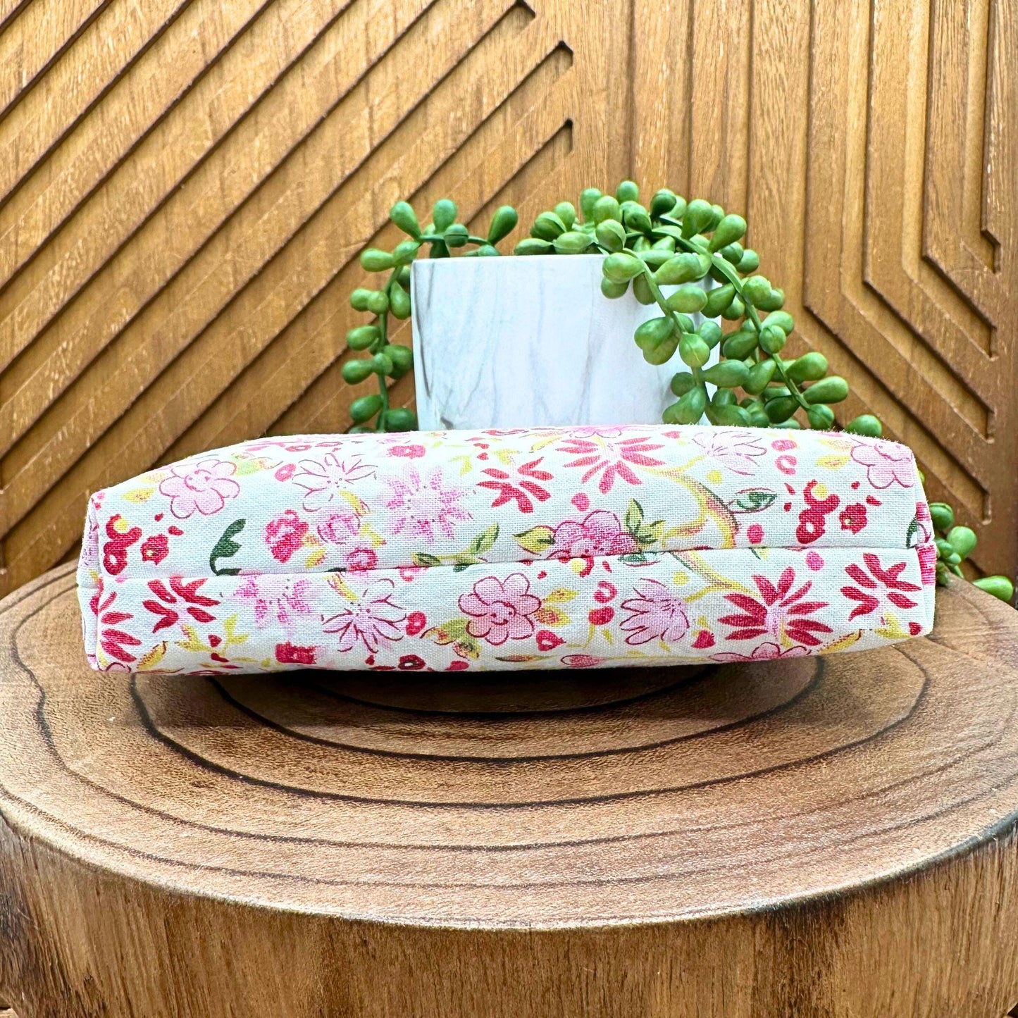 Vibrant Pink and Red Makeup Bag: Stylish Storage for Your Essentials