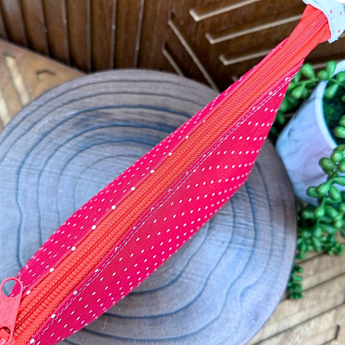 Stylish Red Polka Dot Travel Makeup Bag: Ideal for Cosmetics, Gadgets, and Essentials"