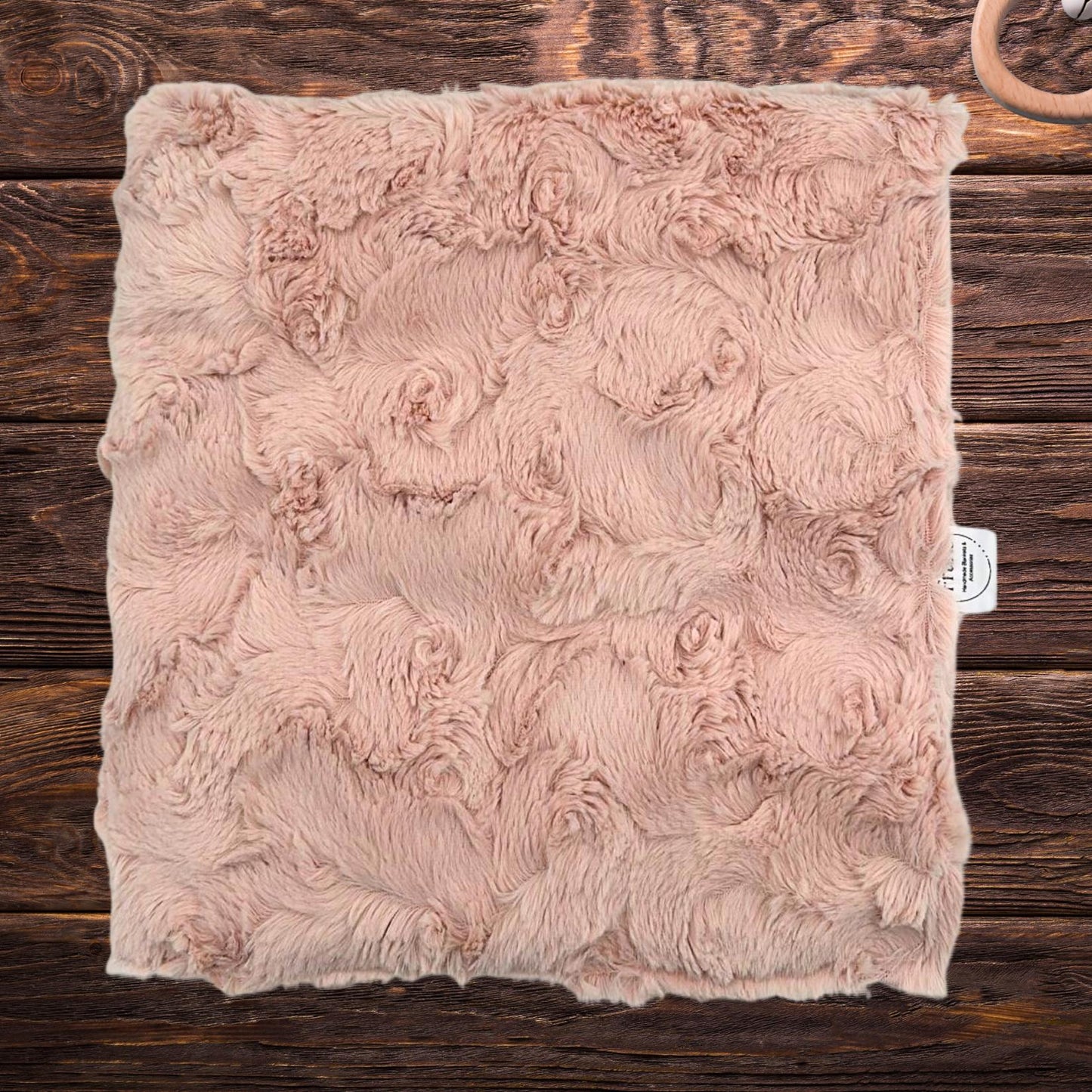 Blush Minky Baby Blanket Set for Soft and Cozy Snuggles, Luxury Minky Baby Wrap, Cuddly Newborn Blanket, High Quality Baby Shower Gift