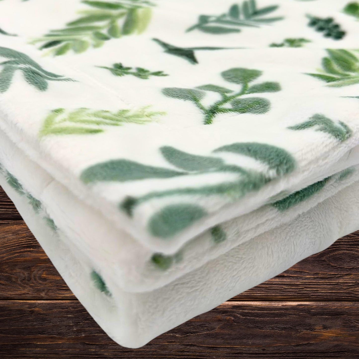 Cozy Botanical Baby Blanket - Luxe Softness for Crib and On-the-Go, Ideal for Stroller & Travel, great for Snuggling and Tummy Time