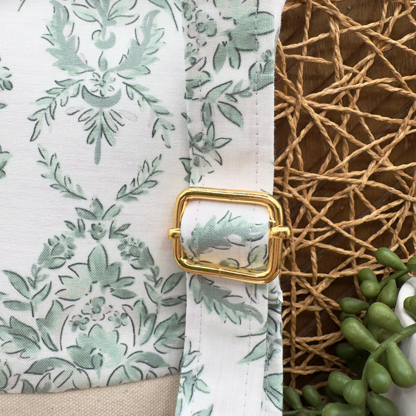 The Green Meadow Dash – Canvas & Cotton Crossbody