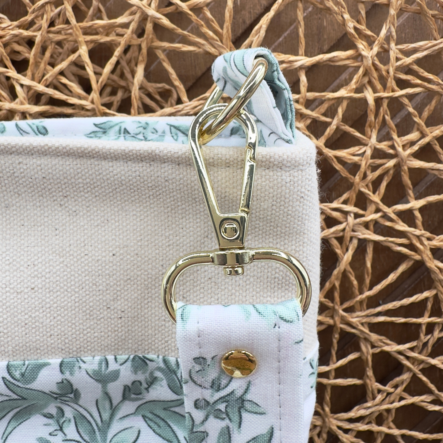 The Green Meadow Dash – Canvas & Cotton Crossbody