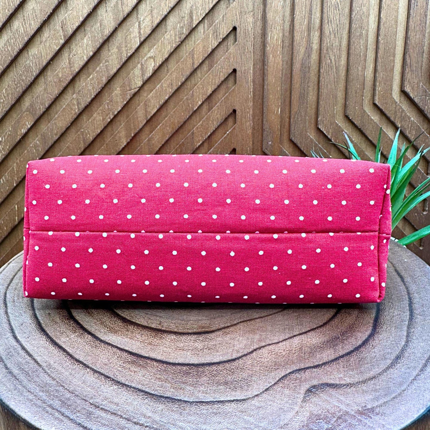 Fun Red Polka Dot Makeup Bag - Your Go-To Travel Companion
