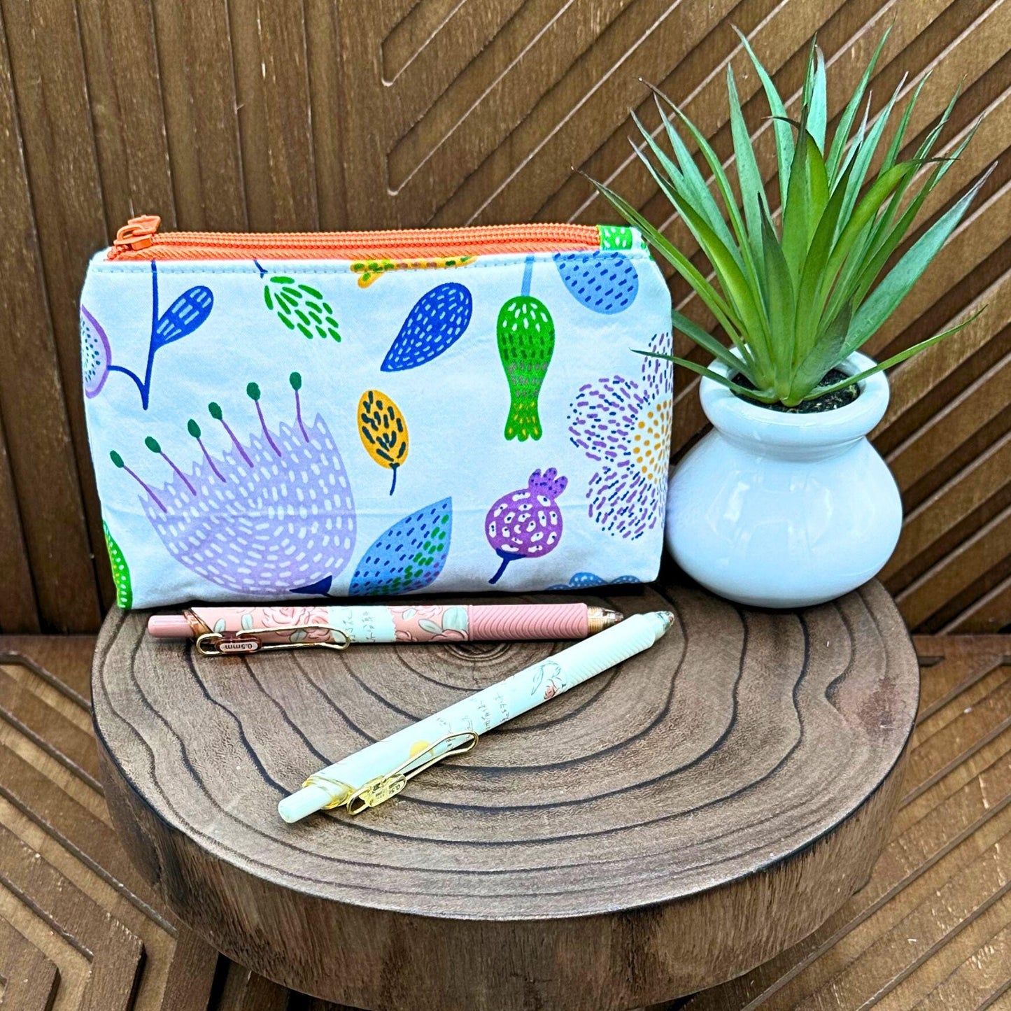 Chic Boho Bloom Makeup Bag Set - Travel Essential, Cosmetic Organizer and More!