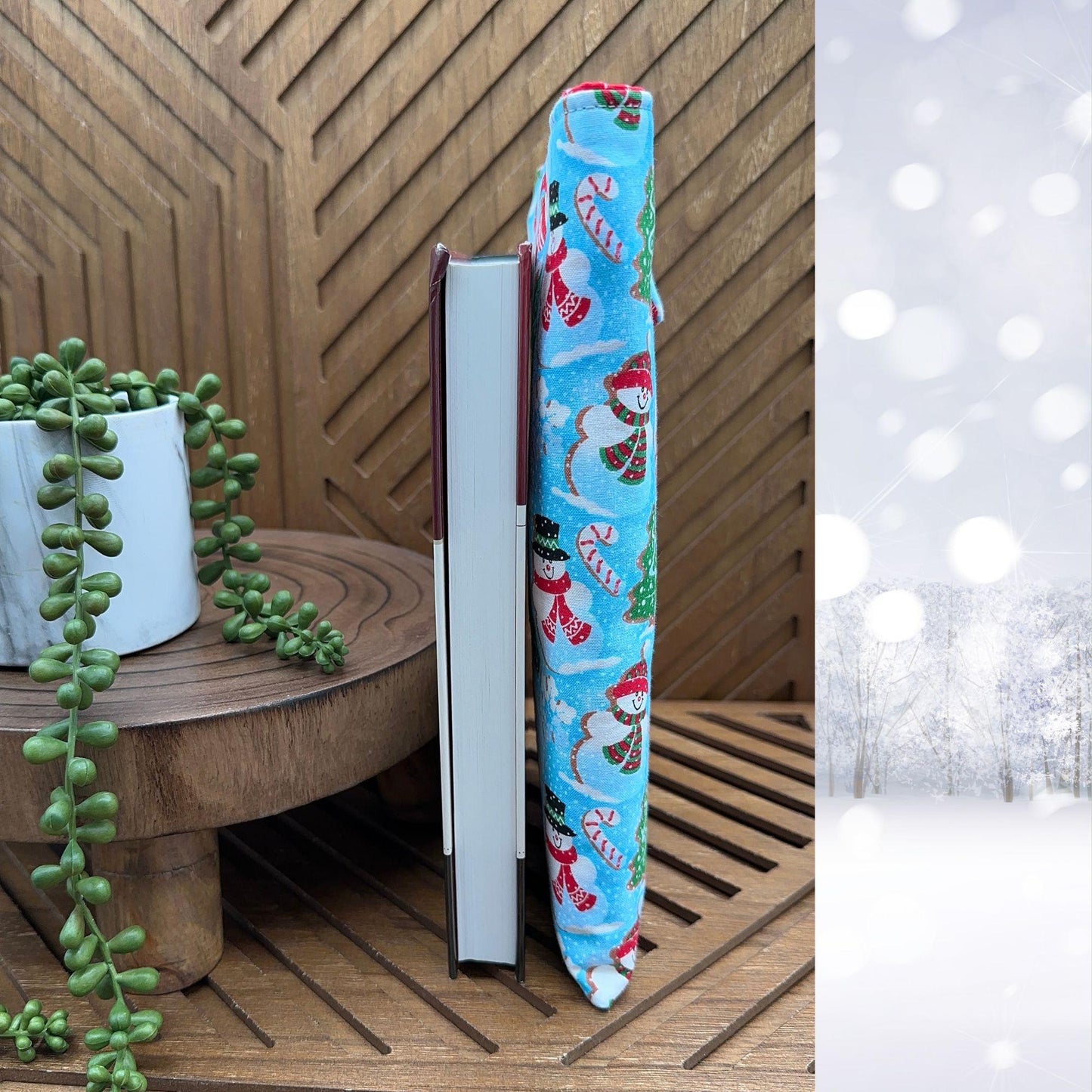 IPAD Sleeve - Christmas snowman - Festive Christmas Tablet Case, IPAD pouch, book sleeve, Christmas gift idea