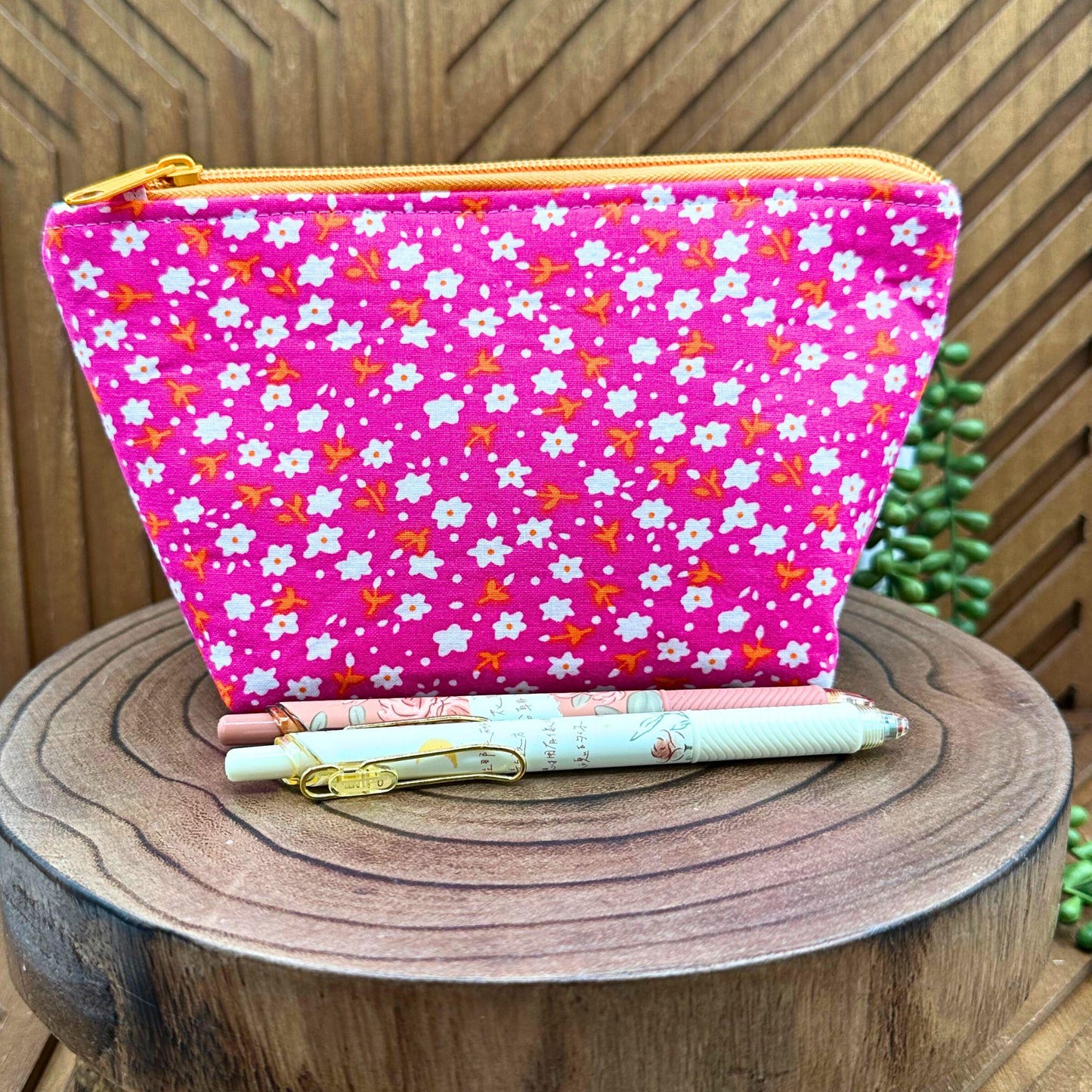 Blossom Bliss Makeup Bag: Your Stylish Cosmetic and Organizer Solution