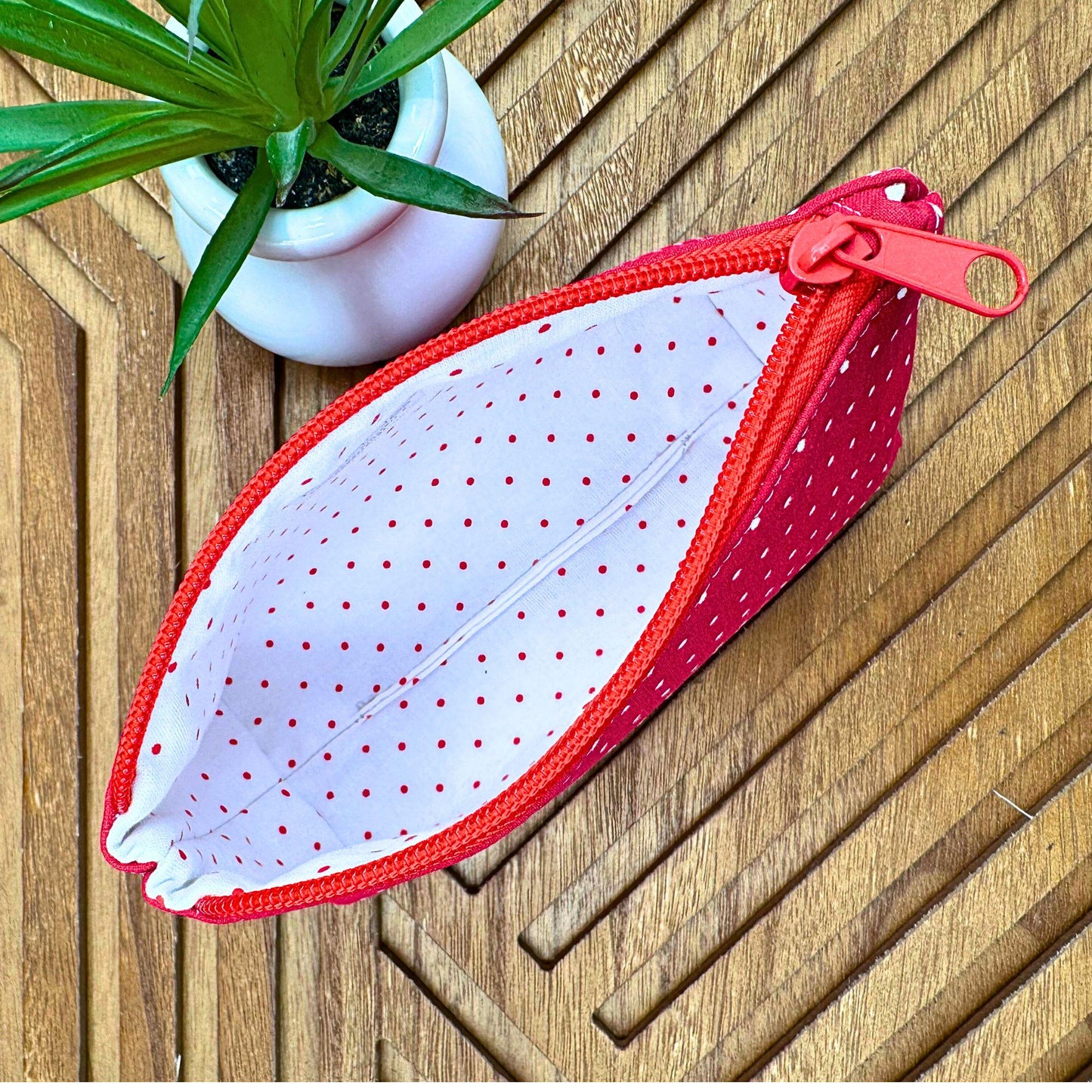 Fun Red Polka Dot Makeup Bag - Your Go-To Travel Companion