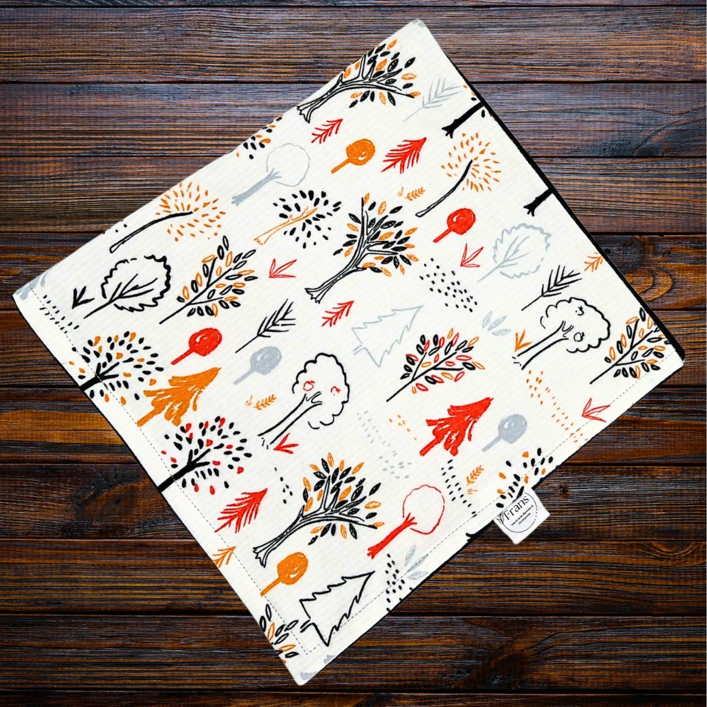 Harvest Tree Flannel Baby Blanket, Woodsy Hugs Baby Blanket Shower Gift, Warm Cotton Flannel Nursery Decor