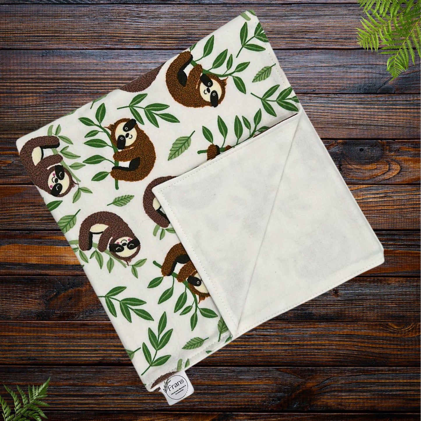 Charming Sleepy Sloth Snuggle Baby Blanket Set - Perfect Nursery Decor! Sloth Hugs Baby Blanket Shower Gift, Warm Cotton Flannel Nursery Decor