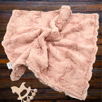 Blush Swirl Baby Lovey – Gentle Comfort for Your Little Angel, Baby Comfort and Security, Portable Comfort and Reassurance, snuggle buddy