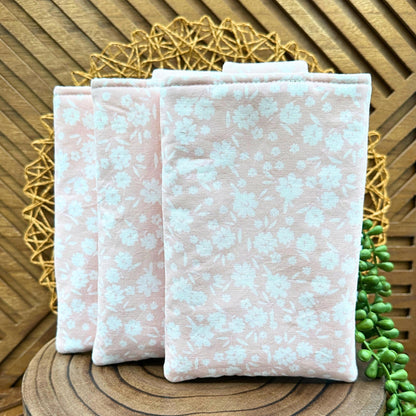 Kindle Basic 10th Generation Sleeve - Elegant Pink Floral Print Tablet Case - Multi-Functional Pouch for Kindle & More