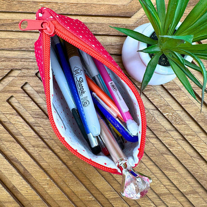 Fun Red Polka Dot Makeup Bag - Your Go-To Travel Companion