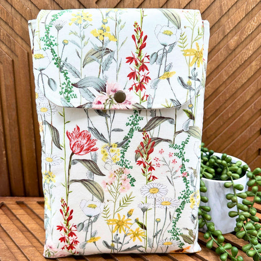 feminine floral iPad sleeve
