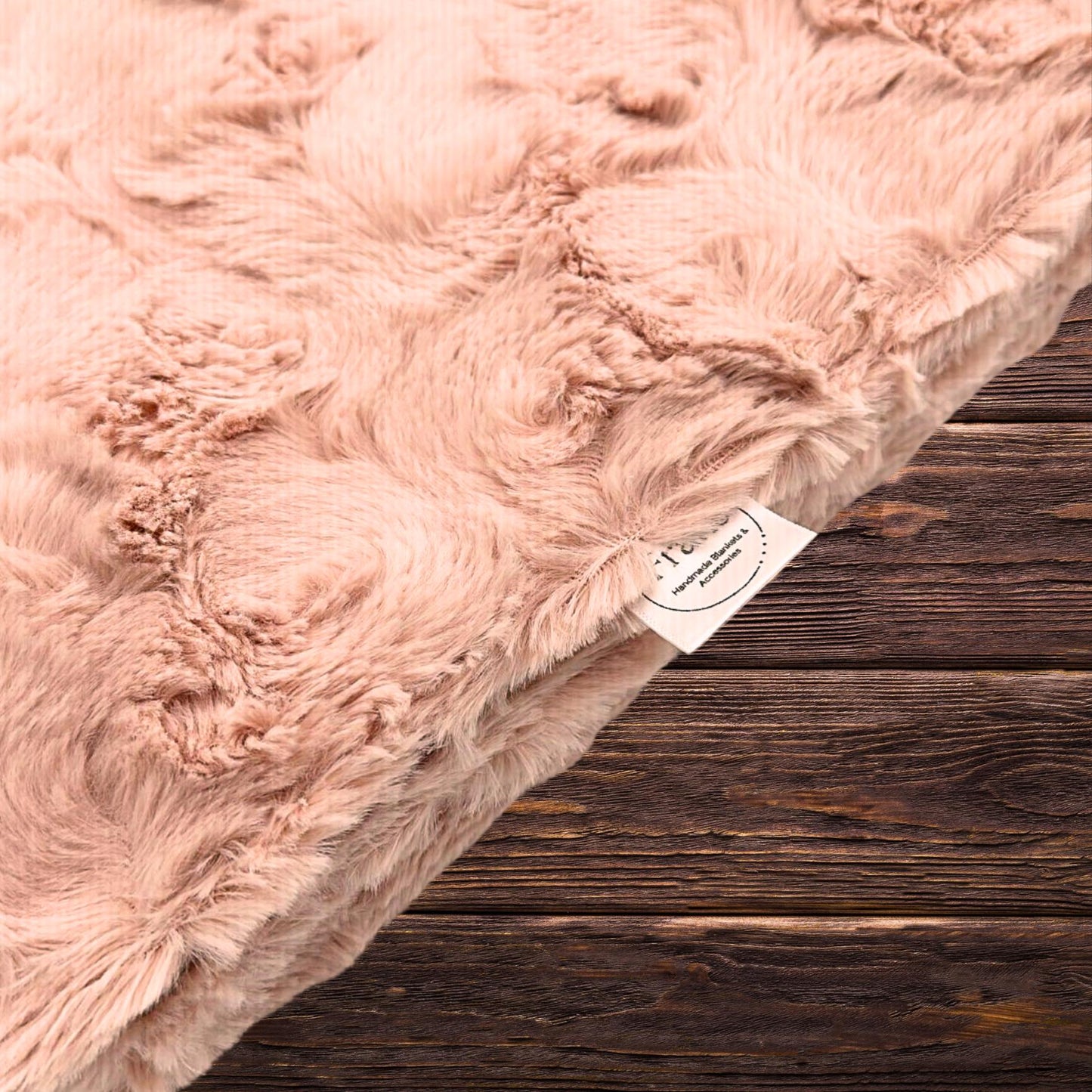 Blush Minky Baby Blanket Set for Soft and Cozy Snuggles, Luxury Minky Baby Wrap, Cuddly Newborn Blanket, High Quality Baby Shower Gift
