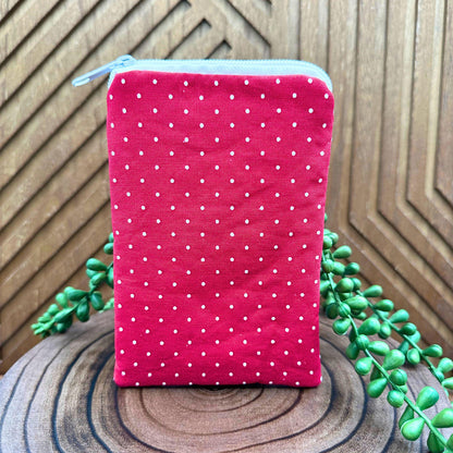 Fun Red Polka Dot Eyeglass Case - Perfect Versatile Carry-All