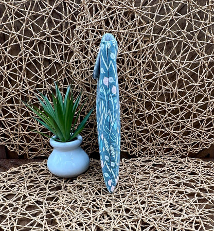 Kindle Paperwhite Sleeve - Feminine Sage Green Boho Floral Print, Foam Padded Electronic Cover, Customize with snap and personalization!