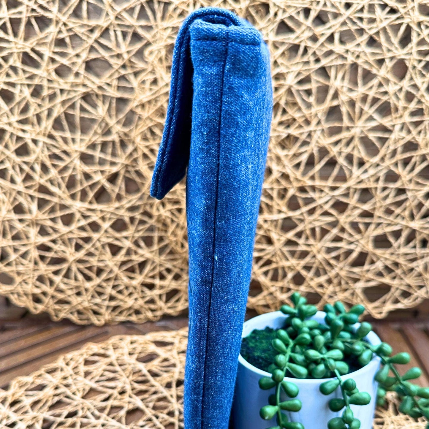 Personalized IPAD Sleeve - Blue Cotton Denim IPad Sleeve - Stylish Tablet Case & Gift Idea
