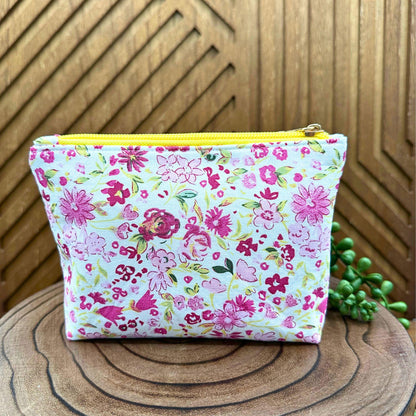 Vibrant Pink and Red Makeup Bag: Stylish Storage for Your Essentials