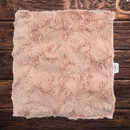 Blush Minky Baby Blanket Set for Soft and Cozy Snuggles, Luxury Minky Baby Wrap, Cuddly Newborn Blanket, High Quality Baby Shower Gift