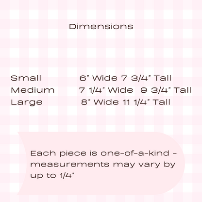 dimensions of small medium and large book sleeves