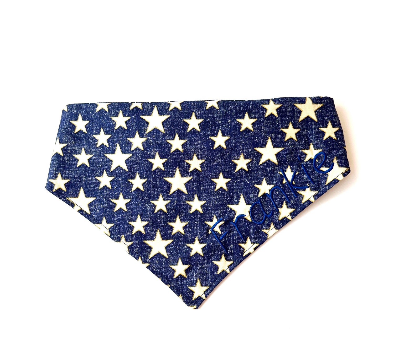 a patriotic slip on bandana, perfect for summer celebrations or walks