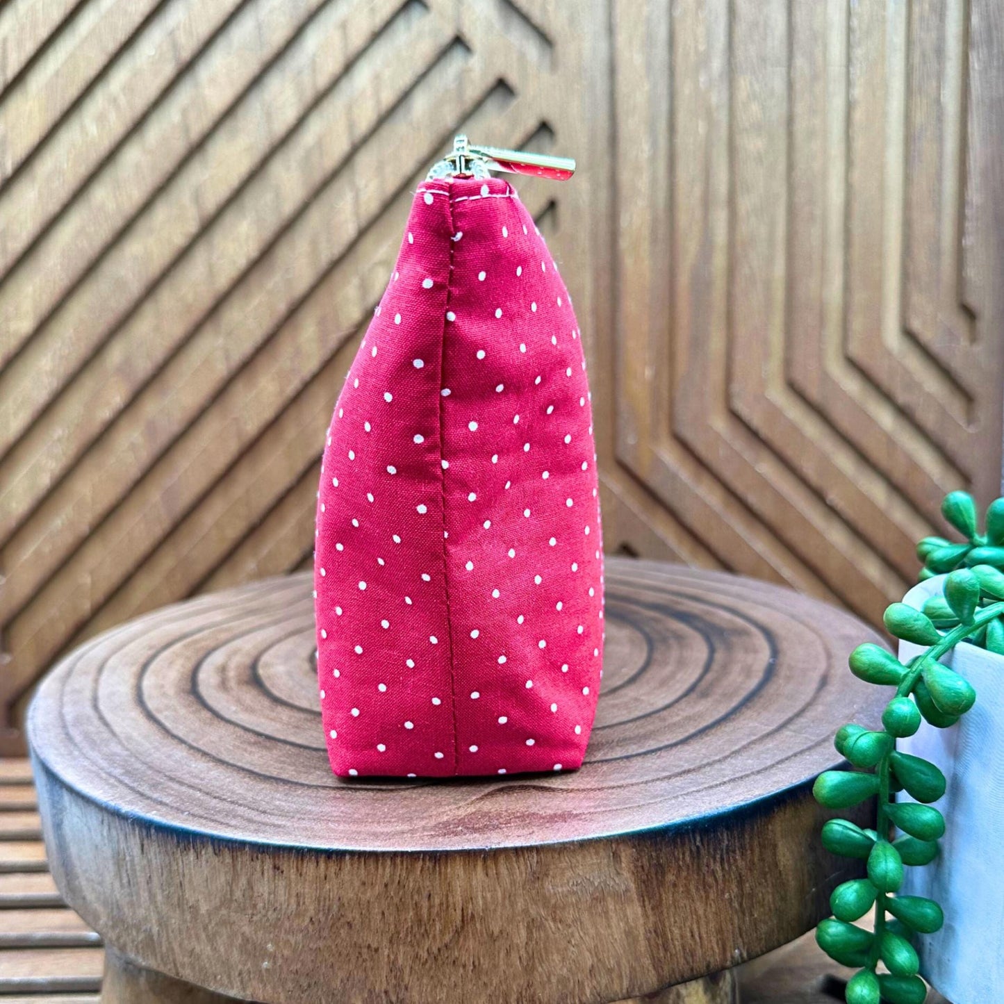 Sassy Red Dot Makeup Bag: Your Ultimate Stylish Carry-All