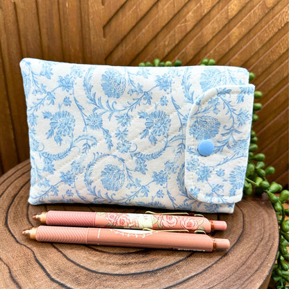 Kindle Basic Sleeve - Elegant Antique Print Tablet Case - Multi-Functional Pouch for Kindle & More