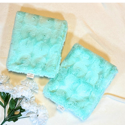 Delightful Mint Swirl Baby Lovey – Soft Minky Comfort for Little One, Baby Security, Portable Comfort and Reassurance, snuggle buddy